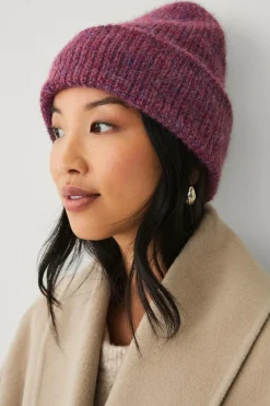 Ellos Collection Ribstrikket hue