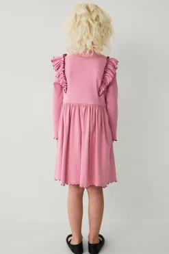 Ellos Collection Ribbet trikotkjole