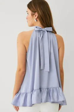 Ellos Collection Ærmeløs bluse med dikkedarer