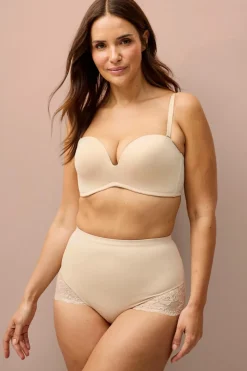 Ellos Collection Shapingtrusser med blondedetaljer - medium støtte