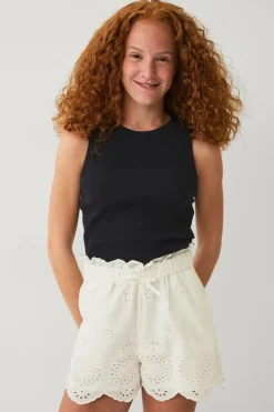 Ellos Collection Shorts i broderi anglaise