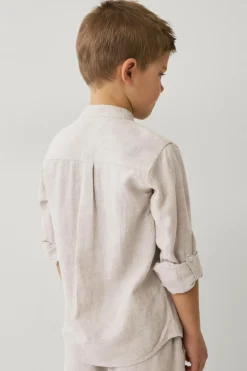 Ellos Collection Skjorte i hørblanding