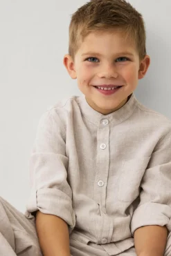 Ellos Collection Skjorte i hørblanding