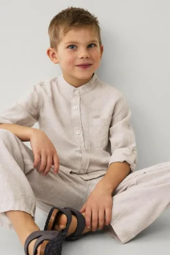 Ellos Collection Skjorte i hørblanding