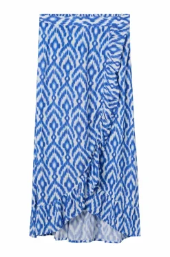 Ellos Collection Slå-om nederdel med flæser