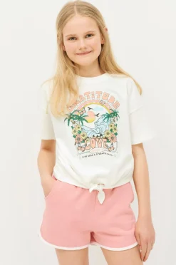 Ellos Collection Sæt Nathalie med top og sweatshorts