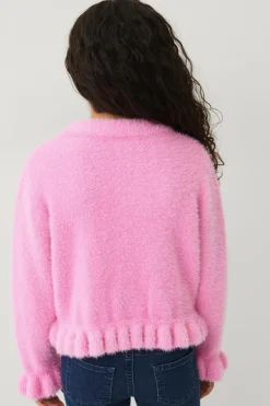 Ellos Collection Strikket trøje med flæser