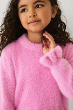 Ellos Collection Strikket trøje med flæser