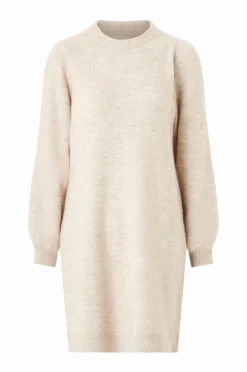 Ellos Collection Strikket kjole med lange ærmer