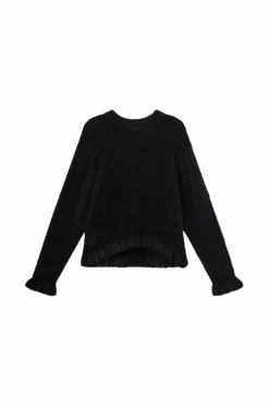 Ellos Collection Strikket trøje med flæser