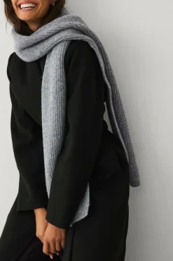 Ellos Collection Strikket halstørklæde 180x30 cm