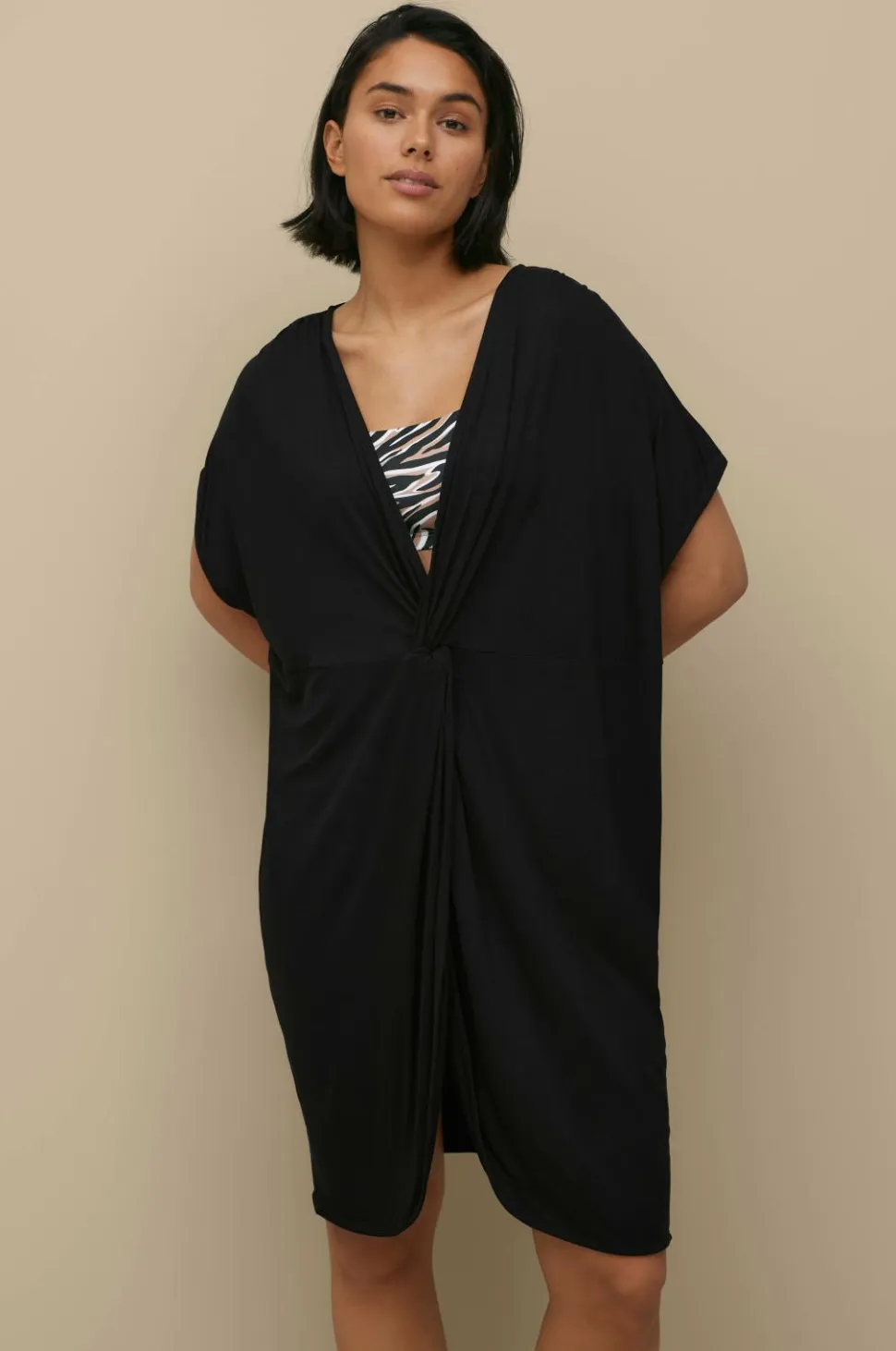 Ellos Collection Strandkjole med knudedetalje