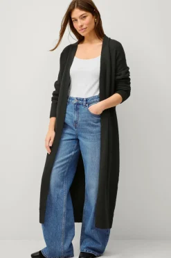 Ellos Collection Strikket maxi-cardigan