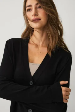 Ellos Collection Strikket cardigan med lommer