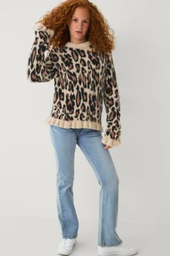 Ellos Collection Strikket trøje med flæser