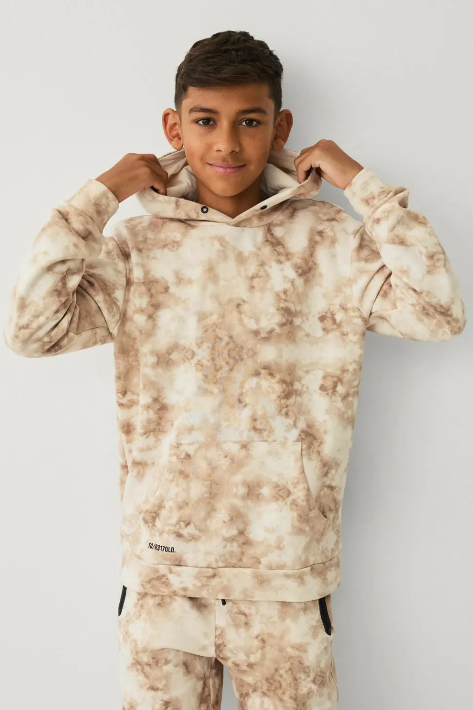 Ellos Collection Sweatshirt med hætte og print