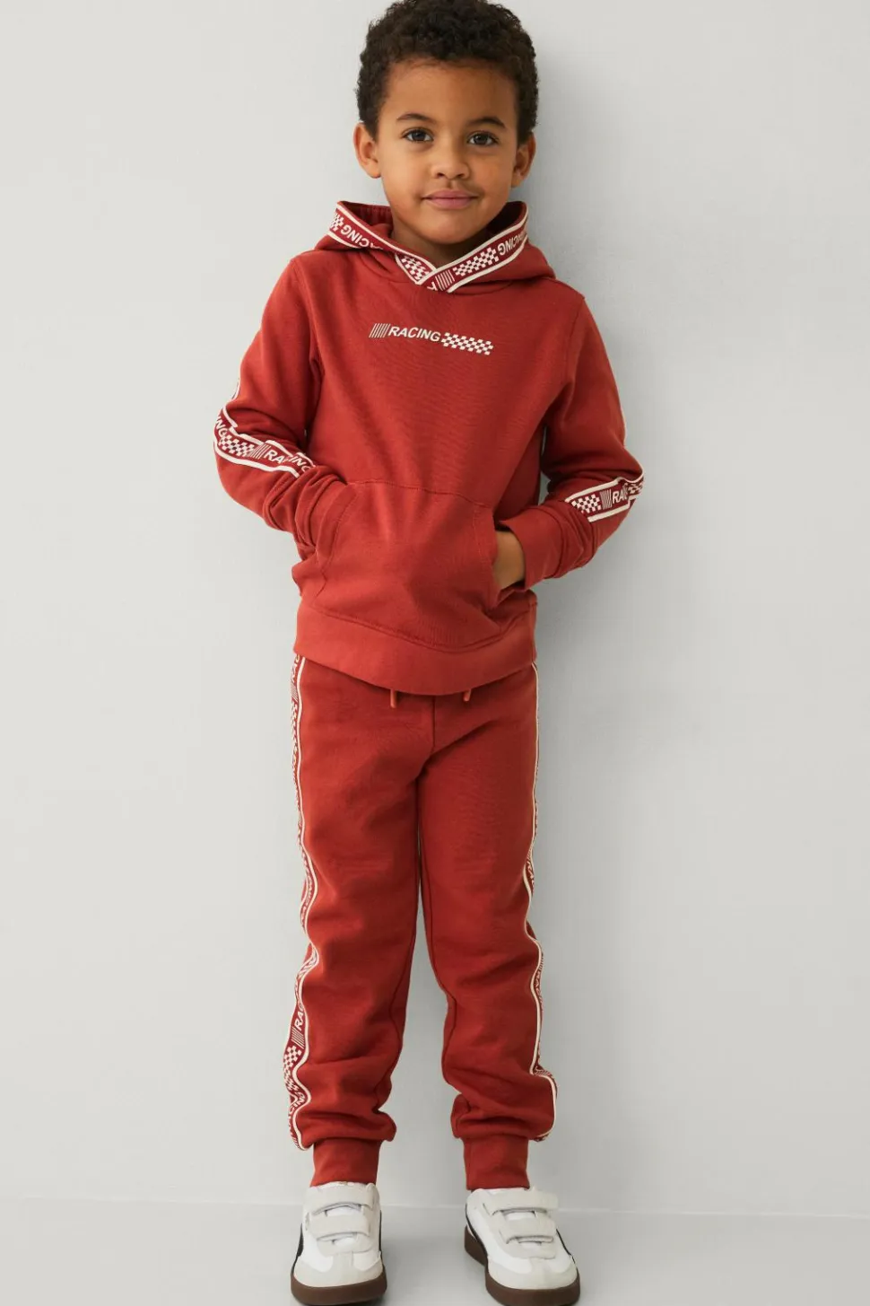 Ellos Collection Sweatshirt med hætte og print