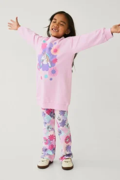 Ellos Collection Sweatshirtkjole med tryk