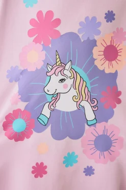 Ellos Collection Sweatshirtkjole med tryk