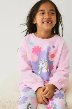 Ellos Collection Sweatshirtkjole med tryk