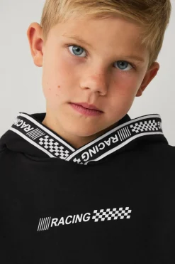 Ellos Collection Sweatshirt med hætte og print