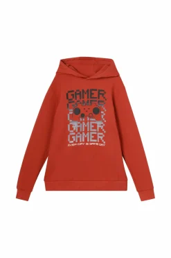 Ellos Collection Sweatshirt med hætte og print