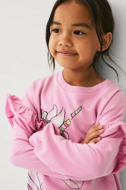 Ellos Collection Sweatshirt med flæser