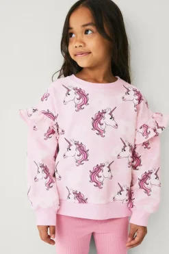 Ellos Collection Sweatshirt med flæser