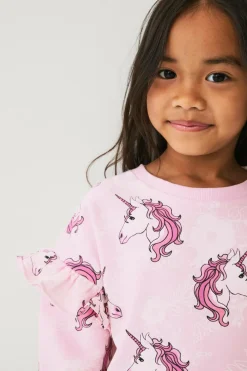 Ellos Collection Sweatshirt med flæser