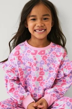 Ellos Collection Sweatshirt med flæser