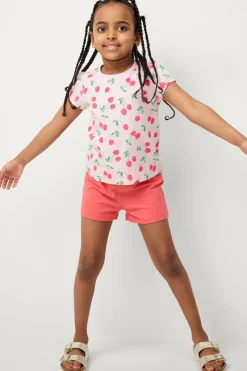 Ellos Collection Top + Shorts Malva