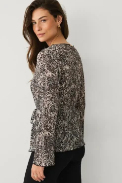 Ellos Collection Top med bindedetalje