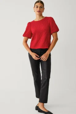 Ellos Collection Top med ballonærmer