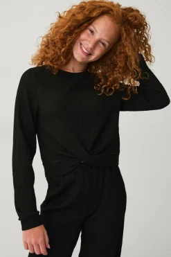 Ellos Collection Top med knudedetalje