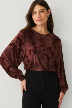 Ellos Collection Top med ballonærmer