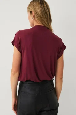 Ellos Collection Top med rynkede detaljer