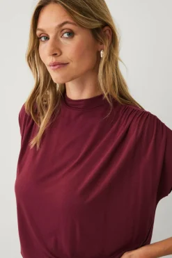 Ellos Collection Top med rynkede detaljer