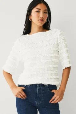 Ellos Collection Top med flæsekanter