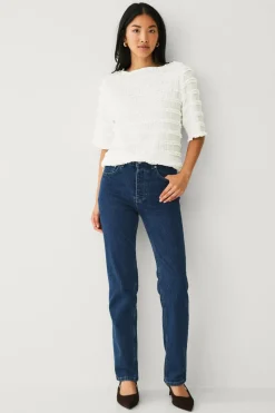 Ellos Collection Top med flæsekanter