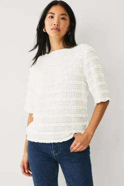 Ellos Collection Top med flæsekanter