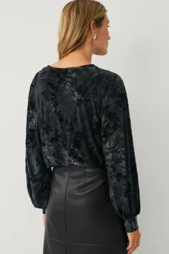 Ellos Collection Top med ballonærmer