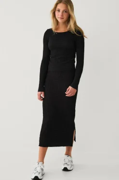 Ellos Collection Top med strukturerede mønstre