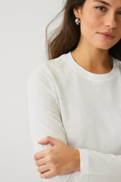 Ellos Collection Top i blød bomuldsblonde