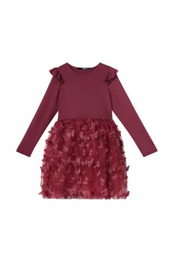 Ellos Collection Trikotkjole med tylskørt