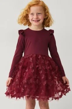 Ellos Collection Trikotkjole med tylskørt