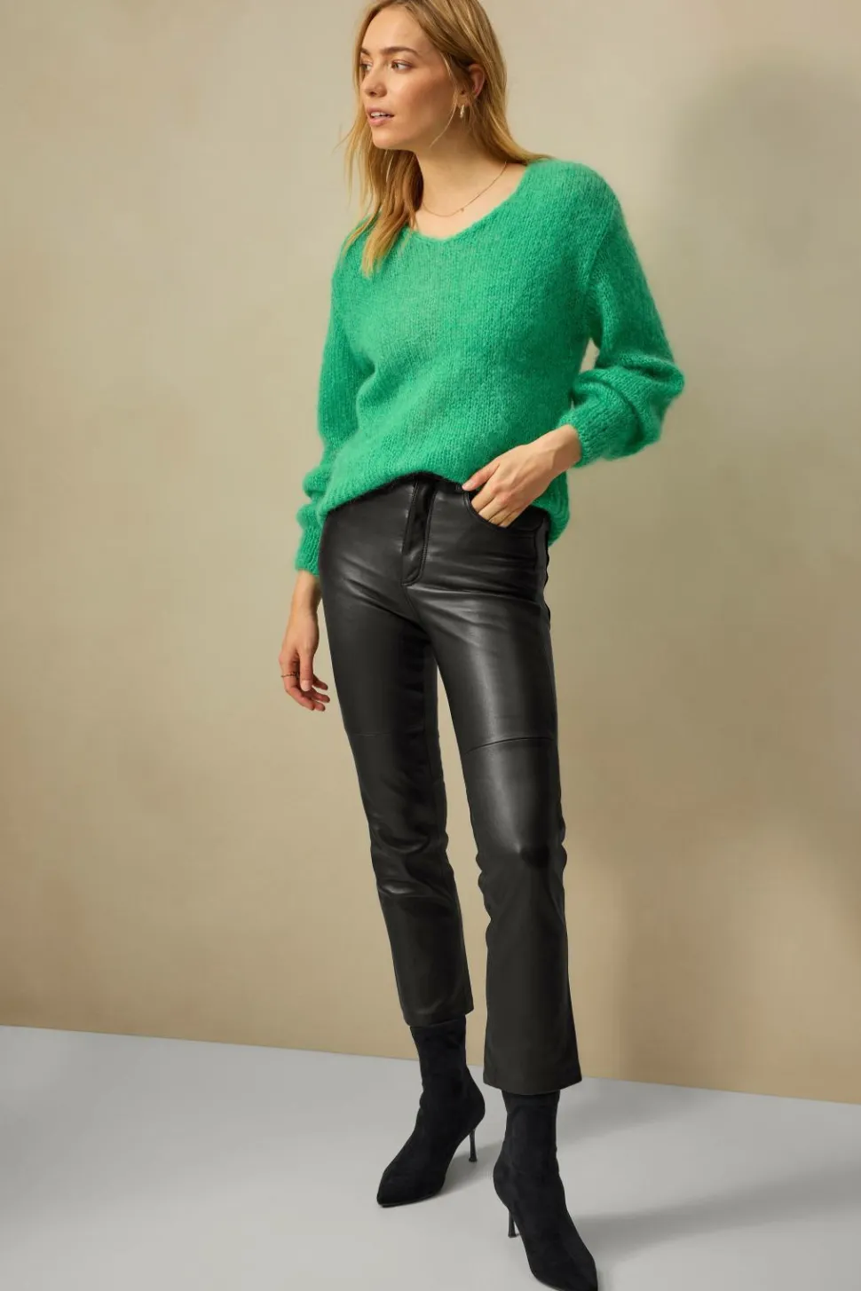 Ellos Collection Trøje Babette Premium i mohairblanding