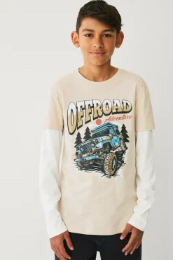 Ellos Collection T-shirt med falske ærmer