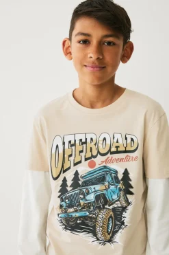 Ellos Collection T-shirt med falske ærmer