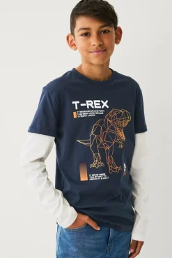 Ellos Collection T-shirt med falske ærmer