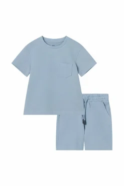 Ellos Collection T-shirt + shorts i pique-materiale
